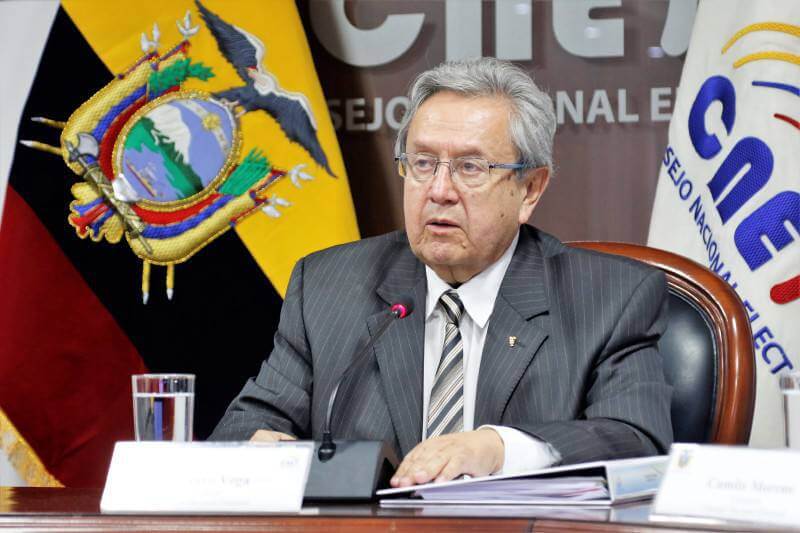 [Ecuador] Presidente del CNE transitorio considera pedir prórroga de funciones