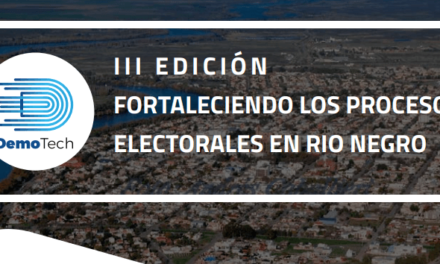 [Argentina] III Edición Fortaleciendo los Procesos Electorales en Río Negro se celebrará este viernes
