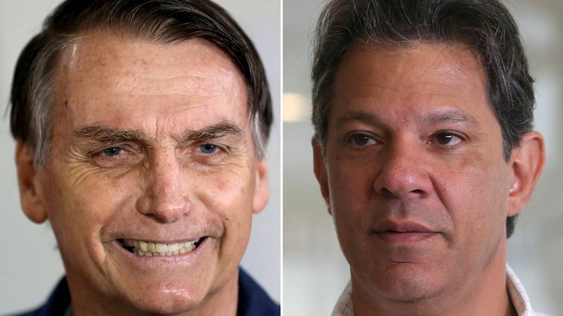 [Brasil] Encuesta Datafolha a dos días para la segunda vuelta presidencial: Bolsonaro 56% y Haddad 44%