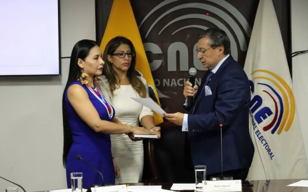 (Ecuador) Diana Atamaint designada presidenta del Consejo Nacional Electoral