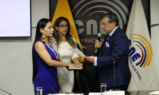 (Ecuador) Diana Atamaint designada presidenta del Consejo Nacional Electoral