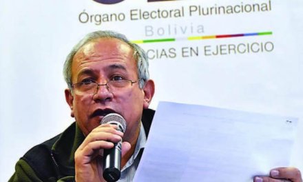 [Bolivia] Vicepresidente del TSE descarta renunciar y garantiza el calendario electoral