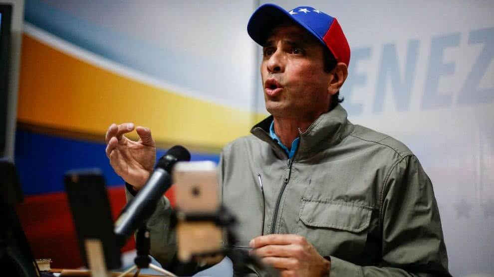 (Venezuela) Capriles aboga por una solución política pactada y electoral