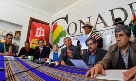 [Bolivia] El Conade dice que si el TSE habilita a Morales será un “golpe de Estado”