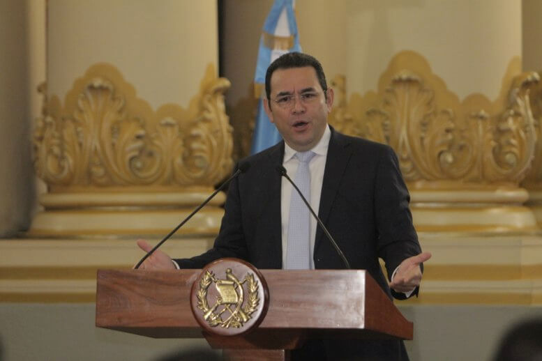 (Guatemala) Pdte. Morales: Elecciones deben ser libres y sin intervención