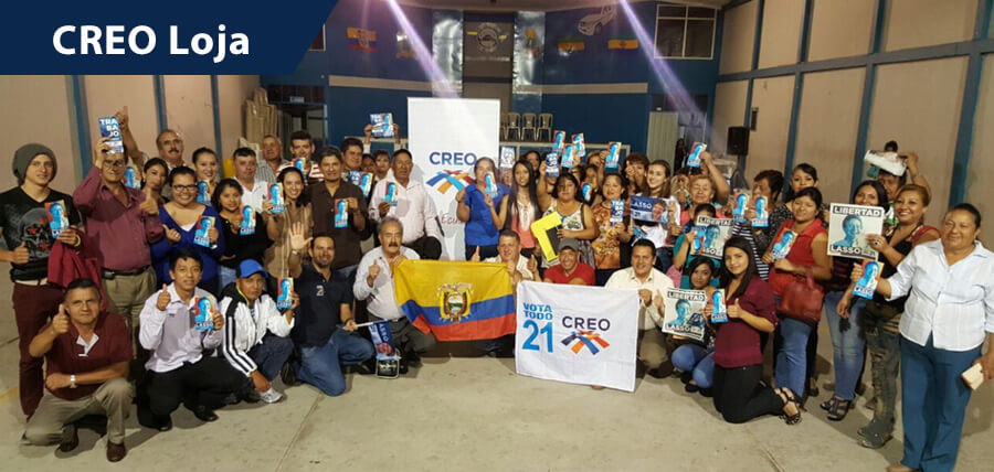 (Ecuador) CREO realizó primarias y espera inscribir candidaturas en Loja