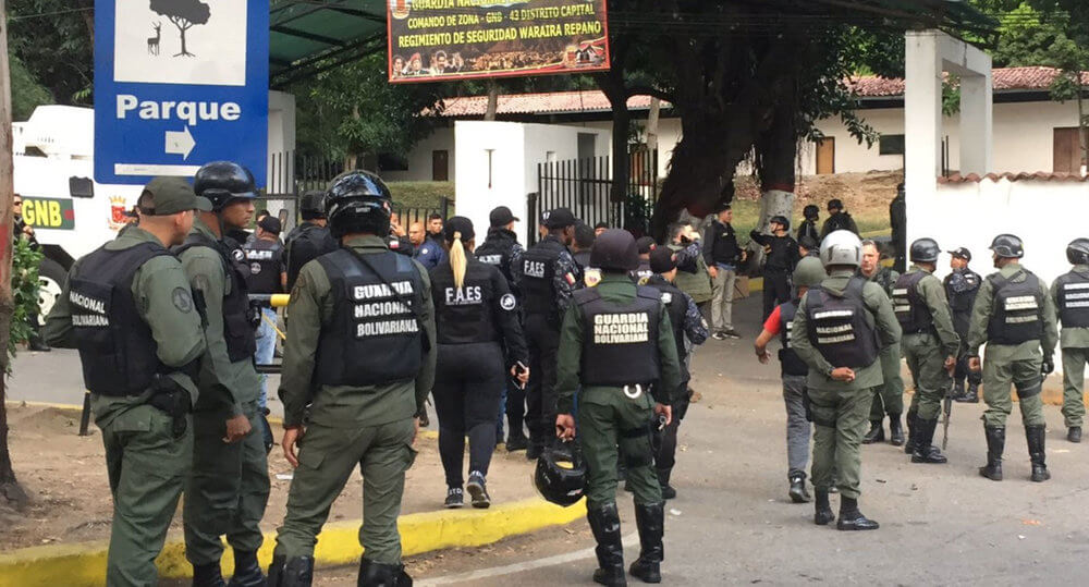 (Venezuela) El Gobierno de Maduro detiene a un grupo de militares que intentó sublevarse