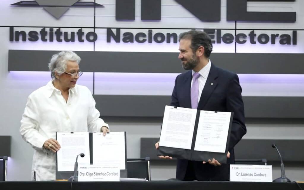 (México) INE y las Secretarías de la Función Pública y del Bienestar firman convenio para evitar el uso de programas sociales con fines político-electorales