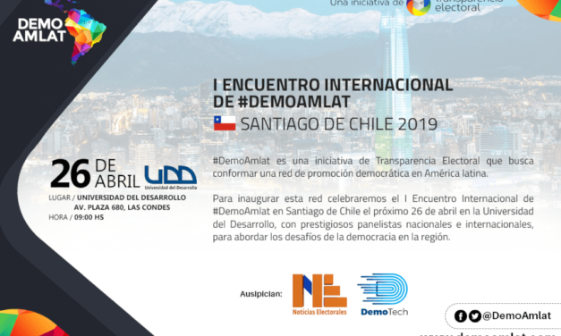#DemoAmlat anuncia su I Encuentro Internacional en Santiago de Chile este 26 de abril