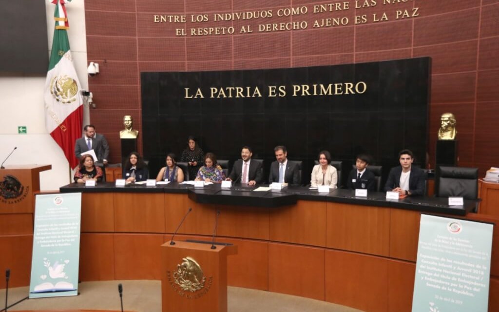 (México) INE presentó resultados de la Consulta Infantil y Juvenil 2018 al Senado de la República