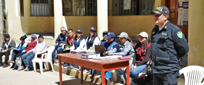 (Perú) ONPE coordina acciones de seguridad para elecciones municipales