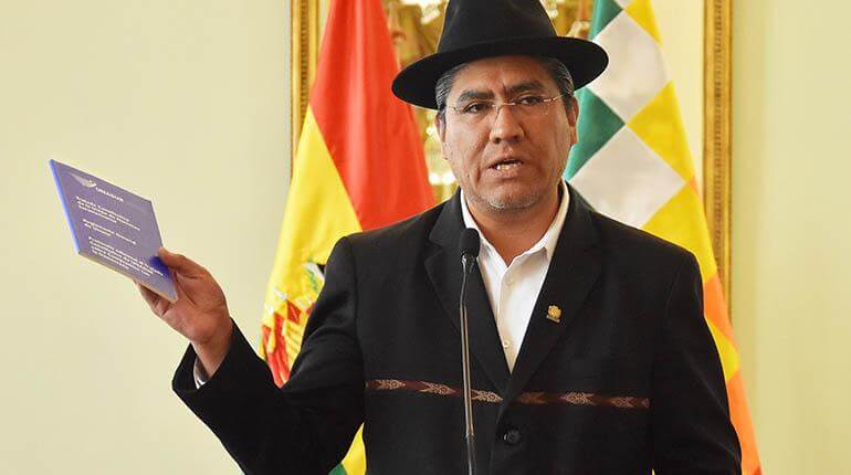 (Bolivia) El canciller Diego Pary ratificó hoy la presencia de observadores internacionales para transparentar las elecciones generales del próximo 20 de octubre