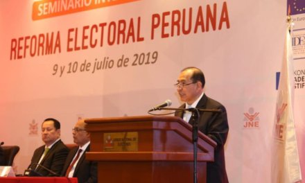 (Perú) Presidente del JNE, Victor Ticona Postigo: la aprobación de un código electoral se ha convertido en una necesidad histórica