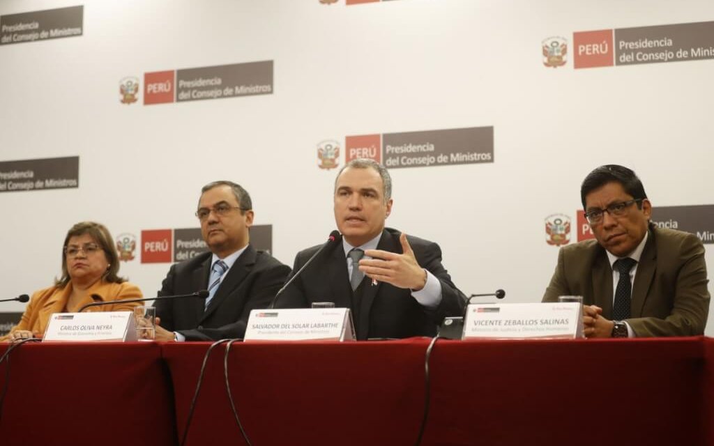 (Peru) Gobierno propone elecciones generales para el tercer domingo de abril de 2020