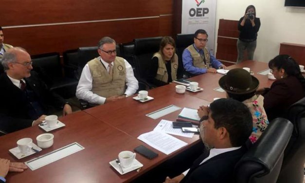 (Bolivia) OEA manifiesta su profunda preocupación y sorpresa por el cambio drástico y difícil de justificar en la tendencia de los resultados preliminares