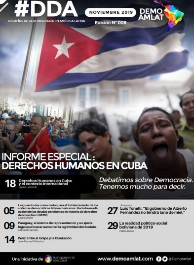 DemoAmlat publicó la edición de noviembre de su revista #DDA, con un informe especial de Cuban Prisioners Defenders
