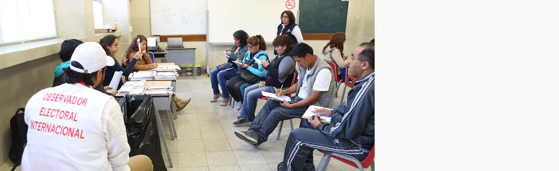 (Perú) Jurado Nacional de Elecciones acreditó a 10 delegaciones de observadores internacionales