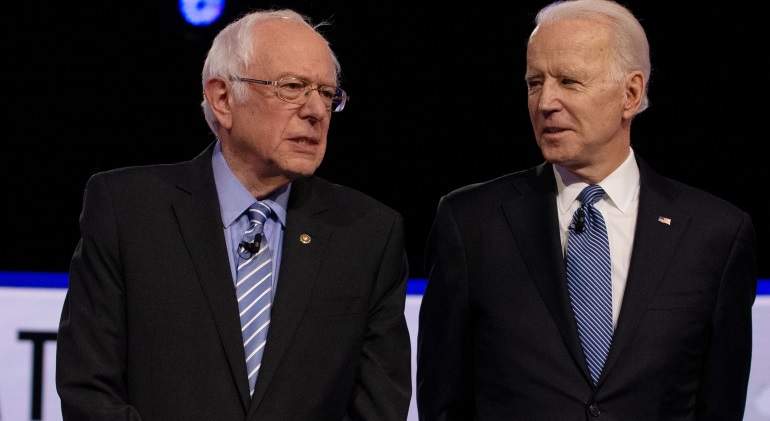 (Estados Unidos) Joe Biden superó a Bernie Sanders en las primarias demócratas