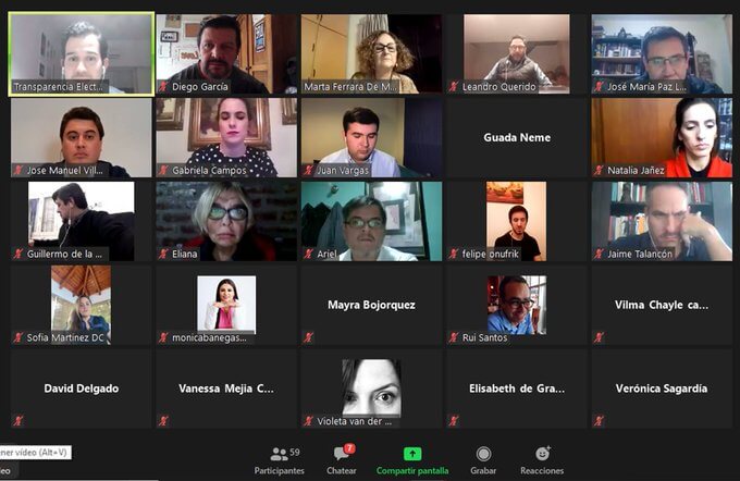 Transparencia Electoral celebró el Foro de debate “Observación Electoral Ciudadana en la era Covid-19”