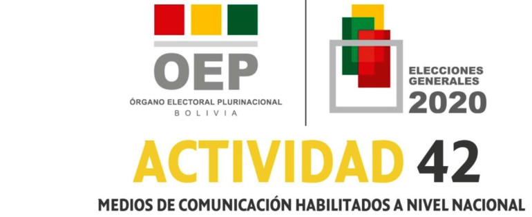 (Bolivia) El TSE publica las listas de medios de comunicación habilitados para difundir propaganda electoral pagada