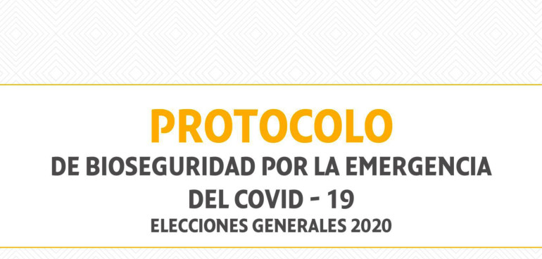 (Bolivia) El TSE aprueba medidas de seguridad sanitaria para la jornada de votación