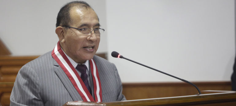 (Perú) El Presidente del JNE, Víctor Ticona, invocó a elegir a la brevedad representantes ante el Pleno del organismo electoral