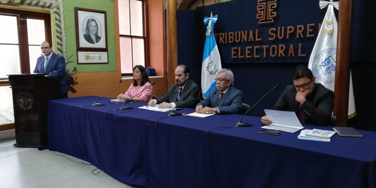 [Guatemala] Organizaciones políticas tomarán acciones legales contra el TSE por suspender asambleas