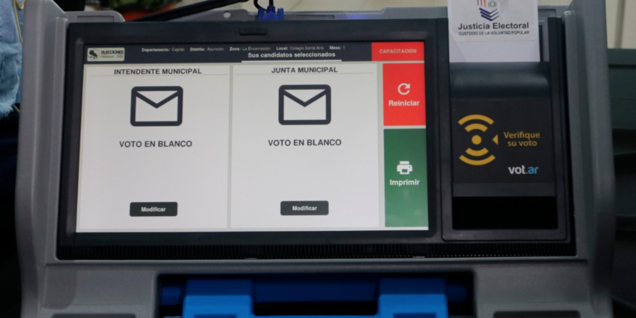 [Paraguay] 15 mil máquinas de votación serán utilizadas en las Elecciones Municipales