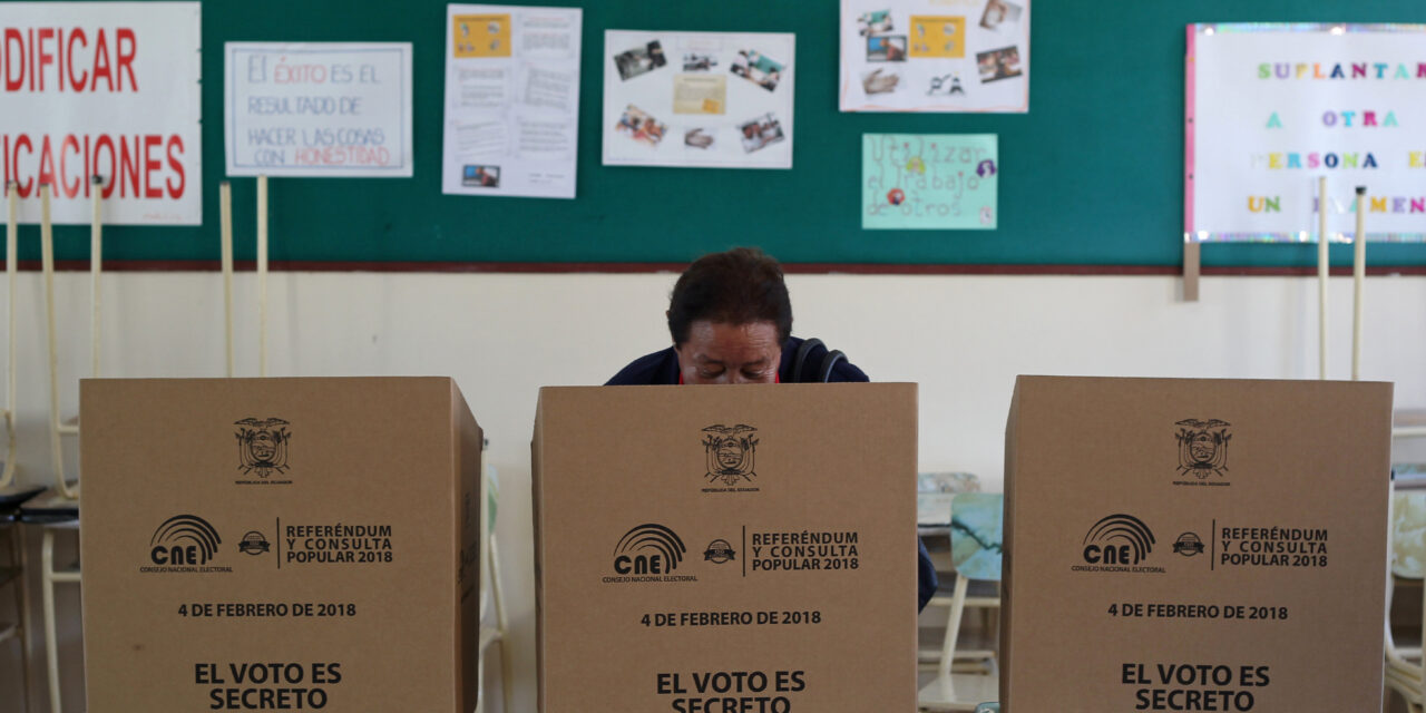 [Ecuador] Ecuador con una calificación de 61 sobre 100 en el Índice de vulnerabilidad electoral de Freedom House