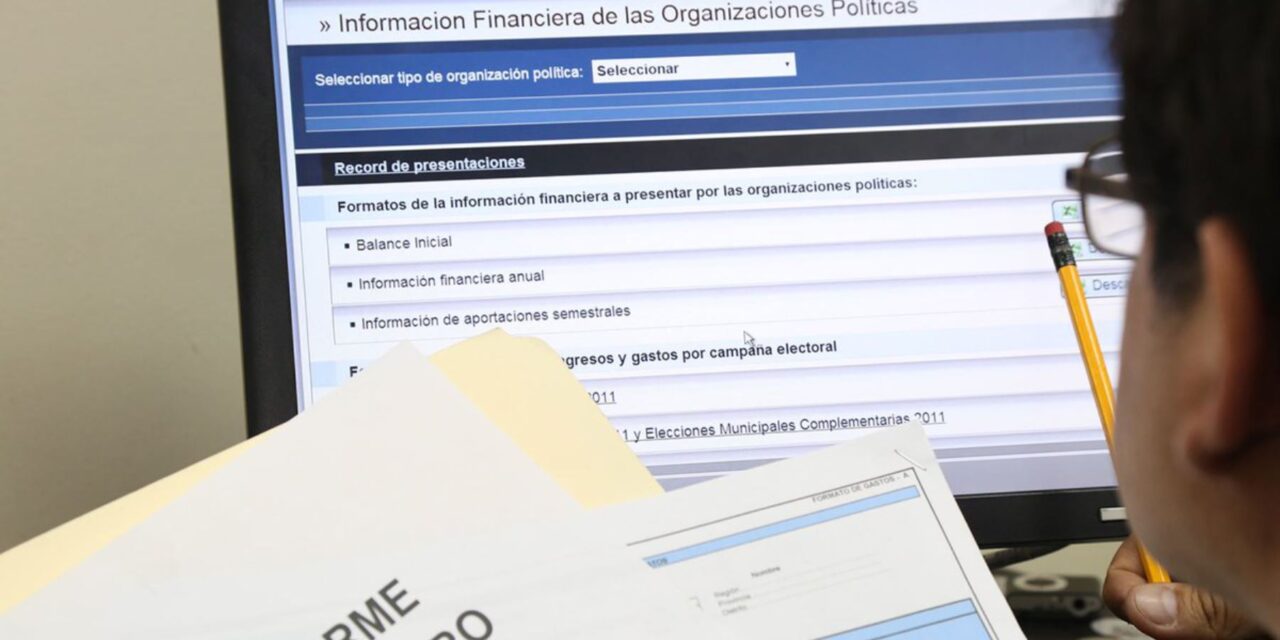 [Perú] ONPE: «Partidos deberán presentar informes de gastos a mitad de la campaña electoral»