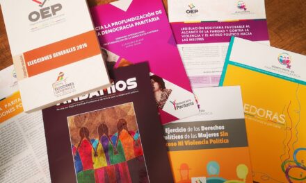[Bolivia] TSE aprueba reglamento de presentación de candidaturas bajo criterios de paridad y alternancia de género