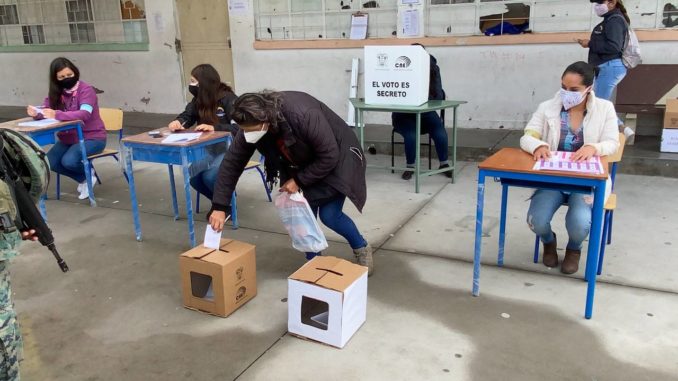 [Ecuador] Segundo simulacro del CNE puso a prueba protocolos de bioseguridad