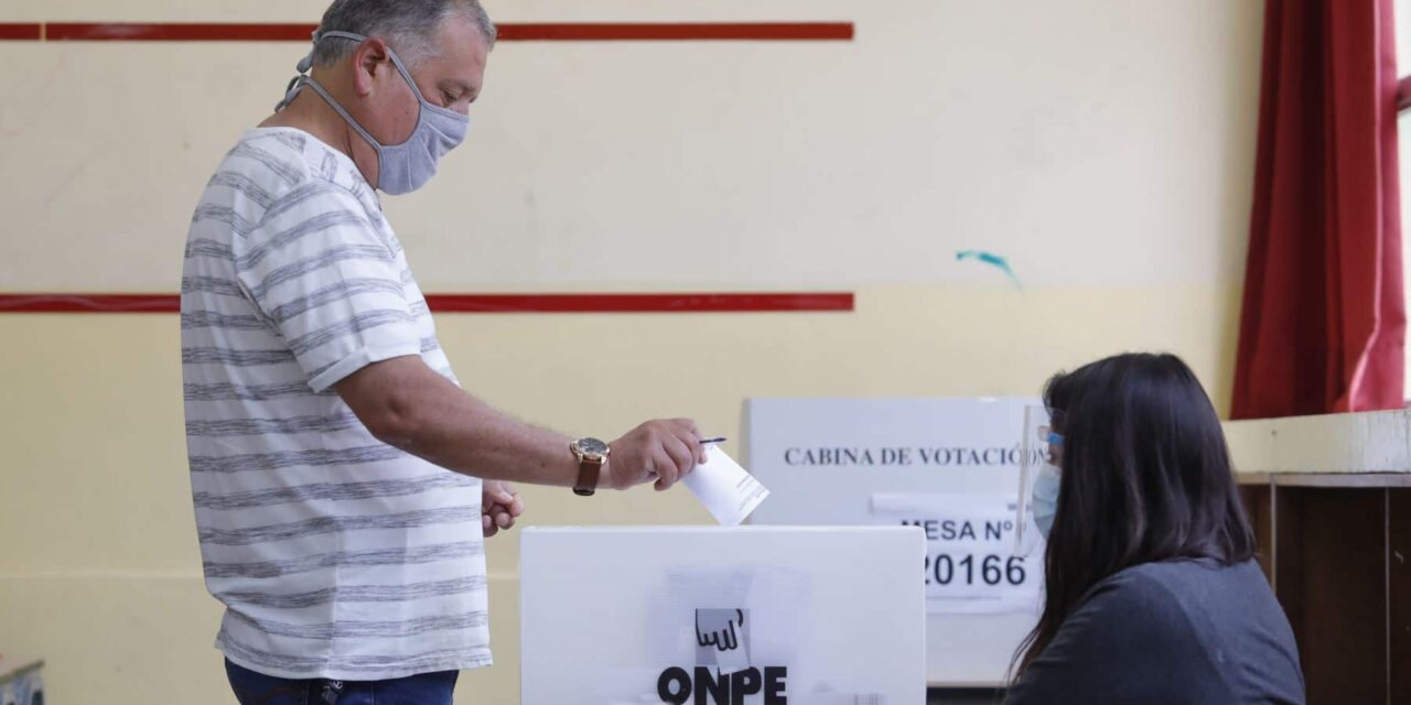 [Perú] ONPE recomienda votar de forma escalonada para evitar contagios de COVID-19