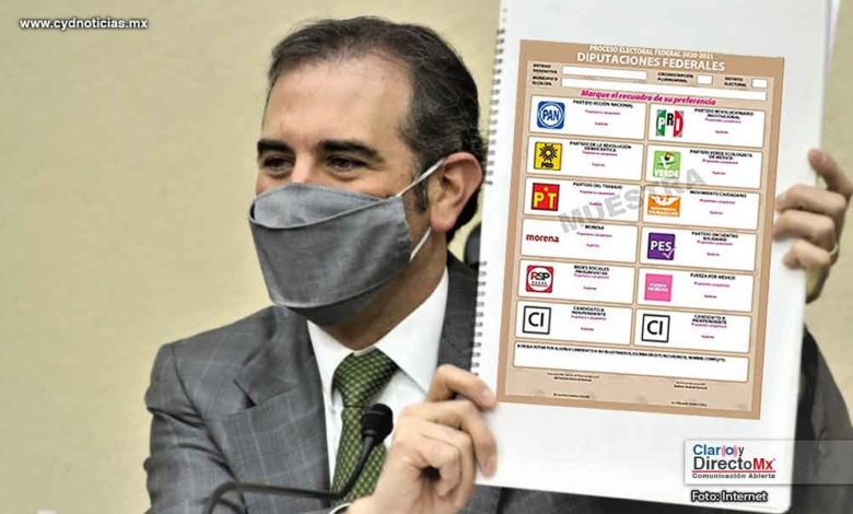 [México] Así se verán las boletas electorales aprobadas por el INE para las elecciones