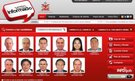 [Perú] JNE lanza plataforma para comparar hojas de vida de candidatos
