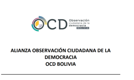 [Bolivia] La OCD observó ausencia de notarios y falta de información en guías electorales