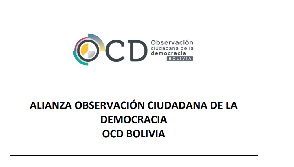 [Bolivia] La OCD observó ausencia de notarios y falta de información en guías electorales