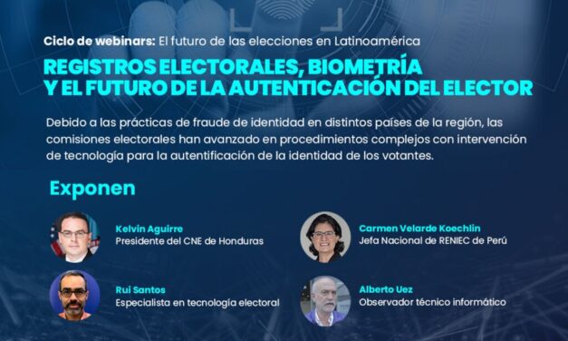 [Latam] Participa en el webinar «Registros electorales, biometría y el futuro de la autenticación del elector»