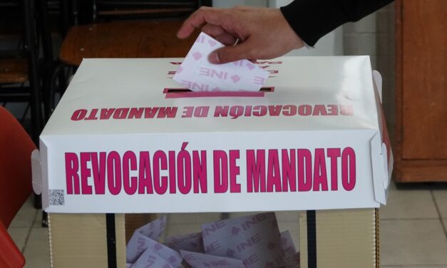 [México] El INE estima una participación total del 18% en la consulta sobre la revocación de mandato