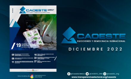 CAOESTE lanza la edición #14 de su revista Digital «Elecciones y Democracia Subnacional»