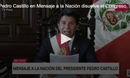 Pedro Castillo disolvió el Congreso de la República y oposición denuncia un golpe de Estado