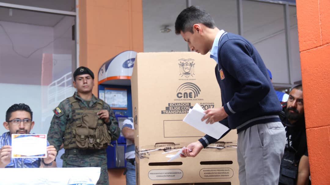 Primer simulacro técnico de elecciones 2023 en Ecuador