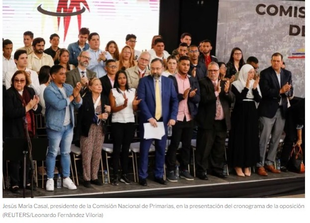 Los líderes opositores venezolanos respaldaron que las primarias se celebren el próximo 22 de octubre