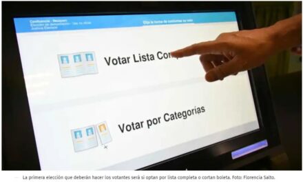 Con cambios, aprobaron la pantalla que se usará para las elecciones en Neuquén