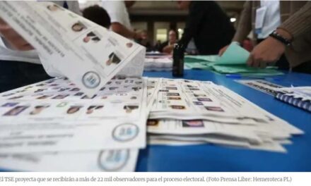 TSE espera más de 22 mil observadores para vigilar el proceso electoral