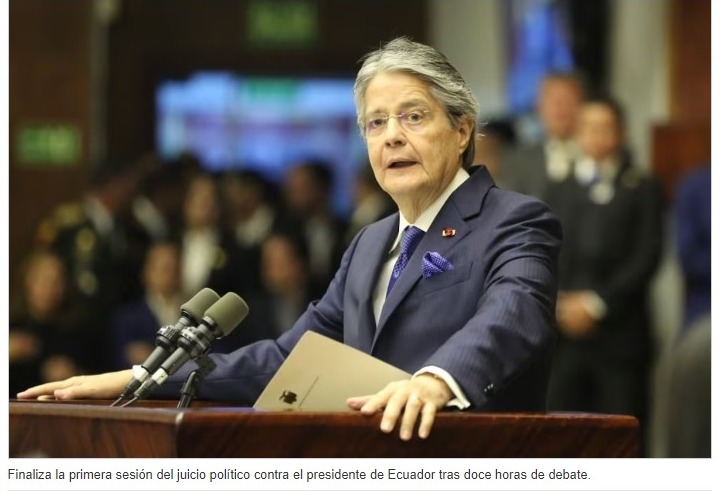 Crisis en Ecuador: en medio del juicio político en su contra, Guillermo Lasso disolvió el Parlamento y convocó a elecciones anticipadas