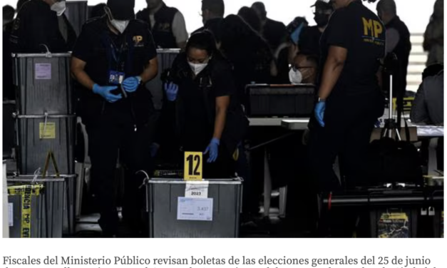 La Fiscalía de Guatemala arremete nuevamente contra los resultados electorales