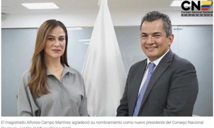 Alfonso Campo fue elegido nuevo presidente del Consejo Nacional Electoral