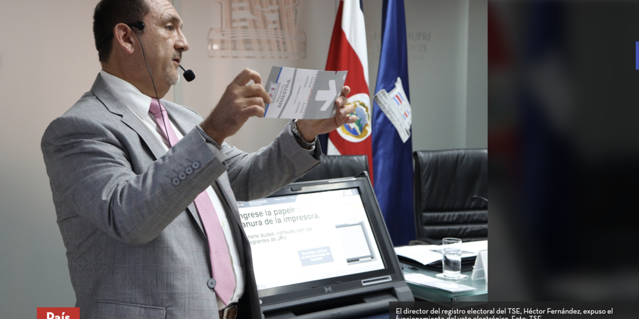 TSE probará voto electrónico en casi 500 mesas de elecciones municipales: “es seguro y confiable”