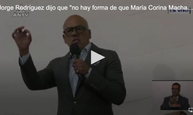 Otra amenaza del chavismo a María Corina Machado: “No hay forma de que sea candidata en ninguna elección en Venezuela”